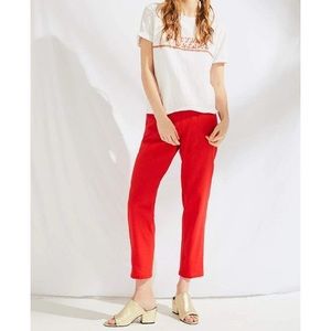 Urban Outfitters Renewal Remnants Linen Pinup Pant